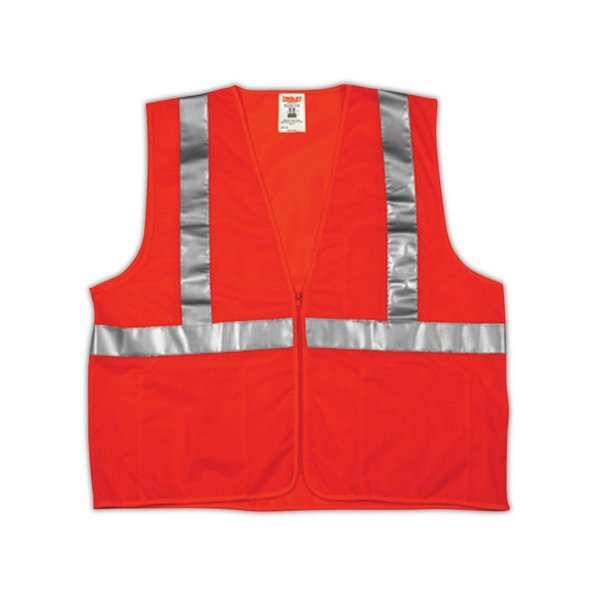 Tingley Job Sight Polyester Orange HighVisibility Vest, XL V70639.L-XL